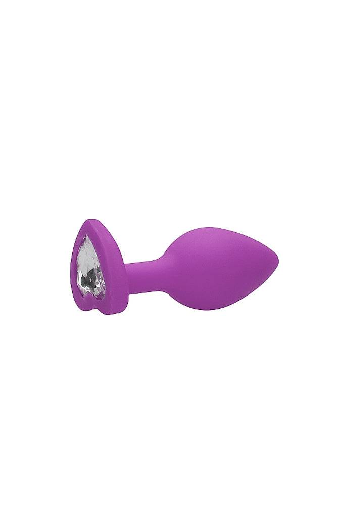 Ouch by Shots Toys - Diamond Heart Butt Plug - Assorted - Stag Shop
