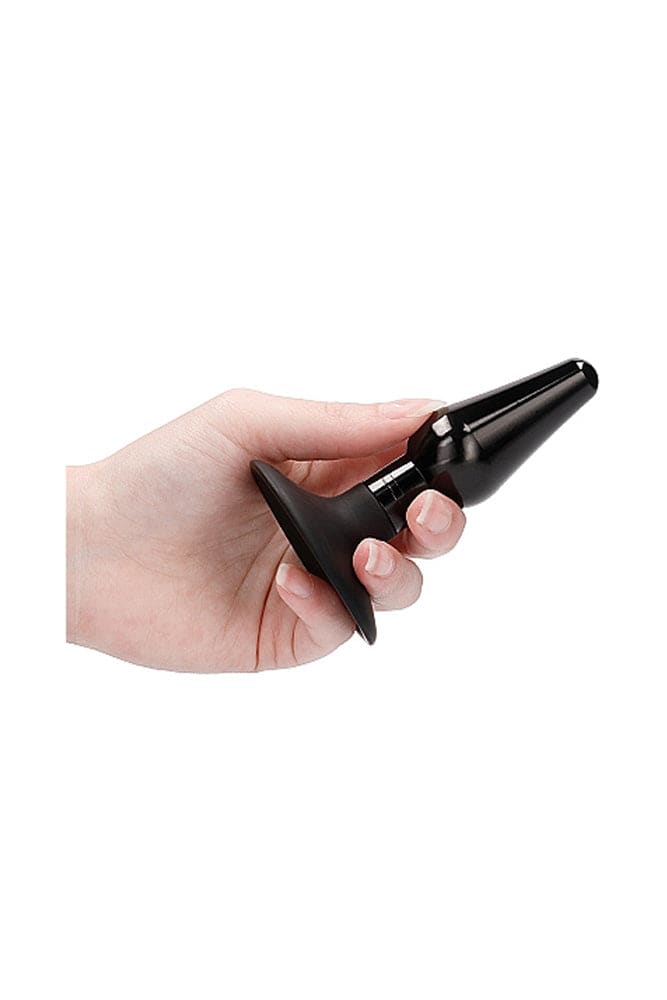 Ouch by Shots Toys - Interchangeable Butt Plug Set - Black - Stag Shop