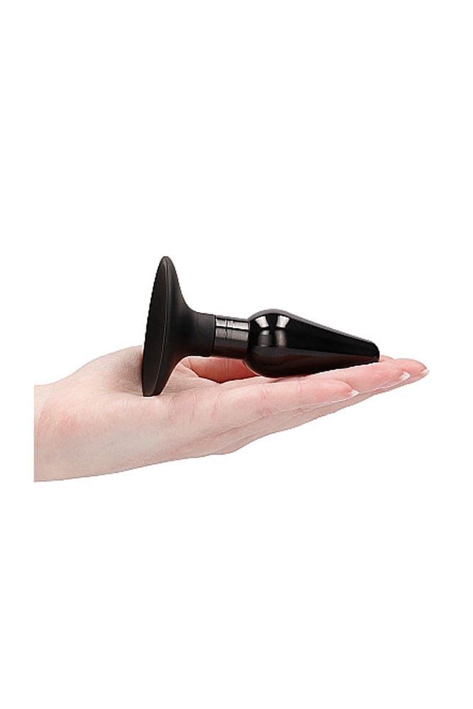 Ouch by Shots Toys - Interchangeable Butt Plug Set - Black - Stag Shop