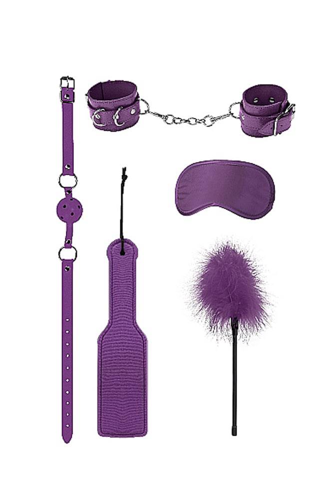 Ouch by Shots Toys - Introductory Bondage Kit 4 - Purple - Stag Shop