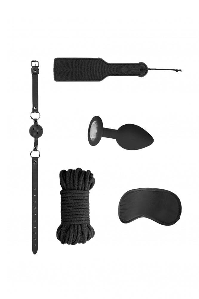 Ouch by Shots Toys - Introductory Bondage Kit 5 - Black - Stag Shop