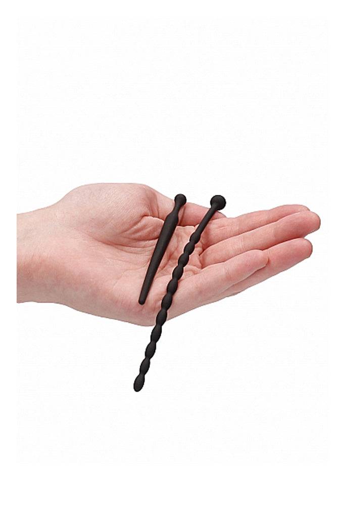 Ouch by Shots Toys - Beginner's Urethral Plug Set - Black - Stag Shop