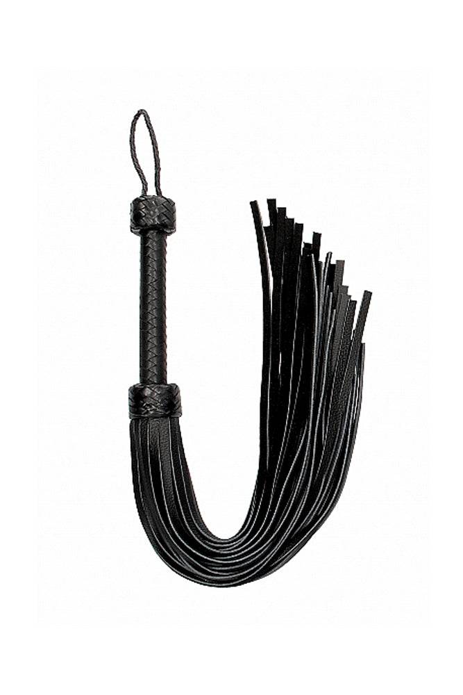 Shots Toys - Pain - Heavy Leather Tail Flogger - Black - Stag Shop