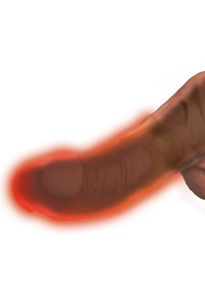 Pipedream - King Cock Plus - Thrusting Cock with Balls 7.5" - Brown - Stag Shop