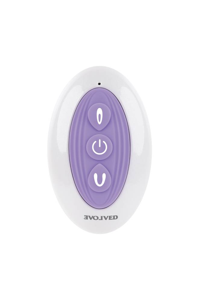 Evolved - Petite Tickler Remote Control 3-Shaft Mini Vibrator - Purple - Stag Shop