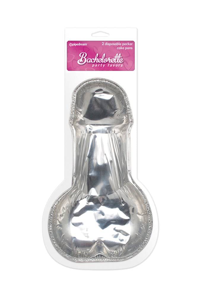 Pipedream - Bachelorette Party Favors - Disposable Pecker Cake Pan - 2 Pack - Stag Shop
