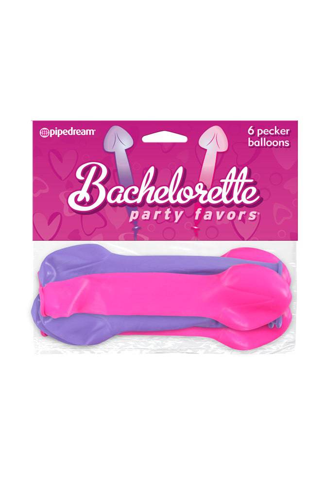 Pipedream - Bachelorette Party Favors - Pecker Balloons 6-Pack - Stag Shop