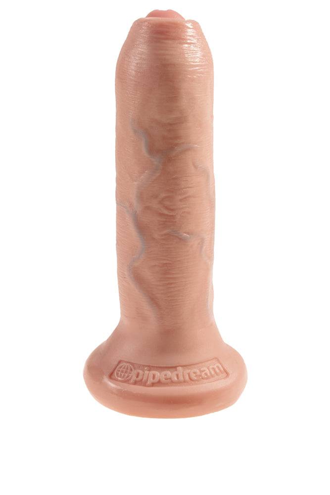 Pipedream - King Cock - Uncut Cock Realistic Dildo - 6 inch - Beige - Stag Shop