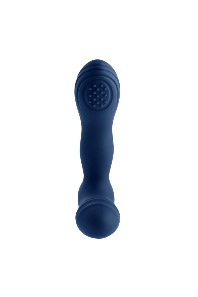 Playboy - Pleasure Pleaser Warming & Tapping Prostate Massager - Blue - Stag Shop