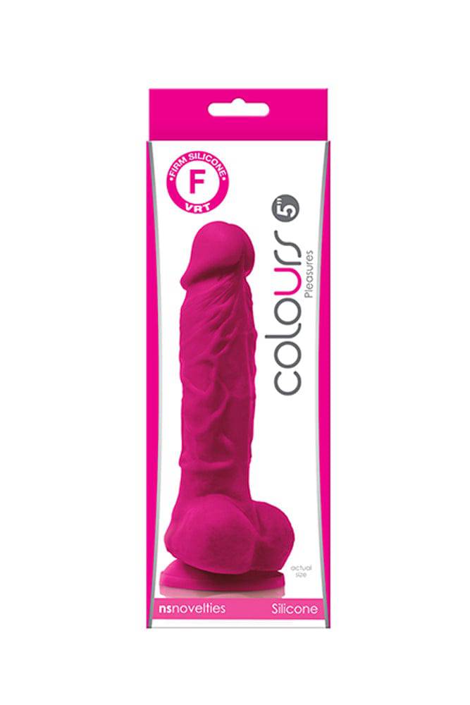 NS Novelties - Colours - 5 Inch Pleasures Dildo - Assorted Colours - Stag Shop
