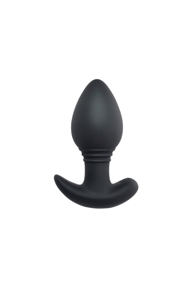 Playboy - Plug & Play Vibrating Anal Plug with Remote Control - Black - Stag Shop