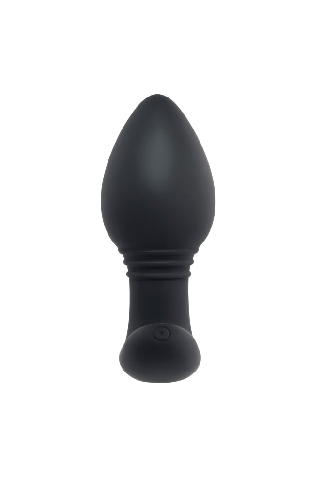 Playboy - Plug & Play Vibrating Anal Plug with Remote Control - Black - Stag Shop