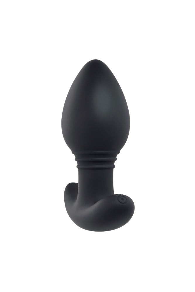 Playboy - Plug & Play Vibrating Anal Plug with Remote Control - Black - Stag Shop