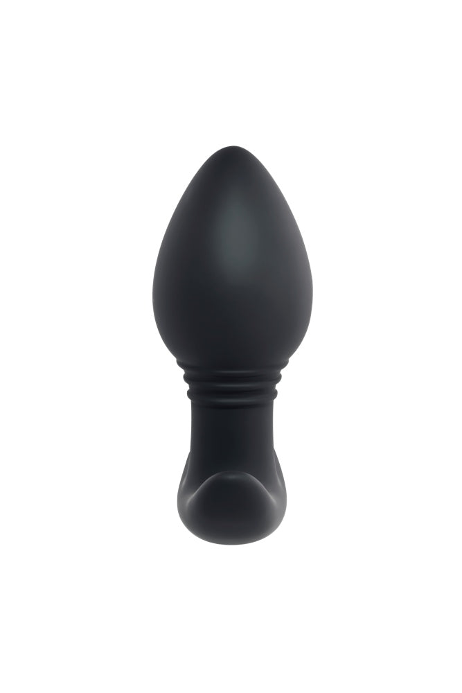Playboy - Plug & Play Vibrating Anal Plug with Remote Control - Black - Stag Shop