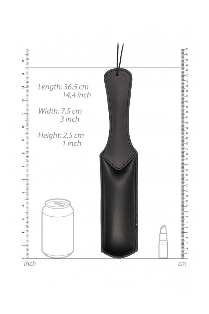 Shots Toys - Pain - Poly Cricket Paddle - Black - Stag Shop