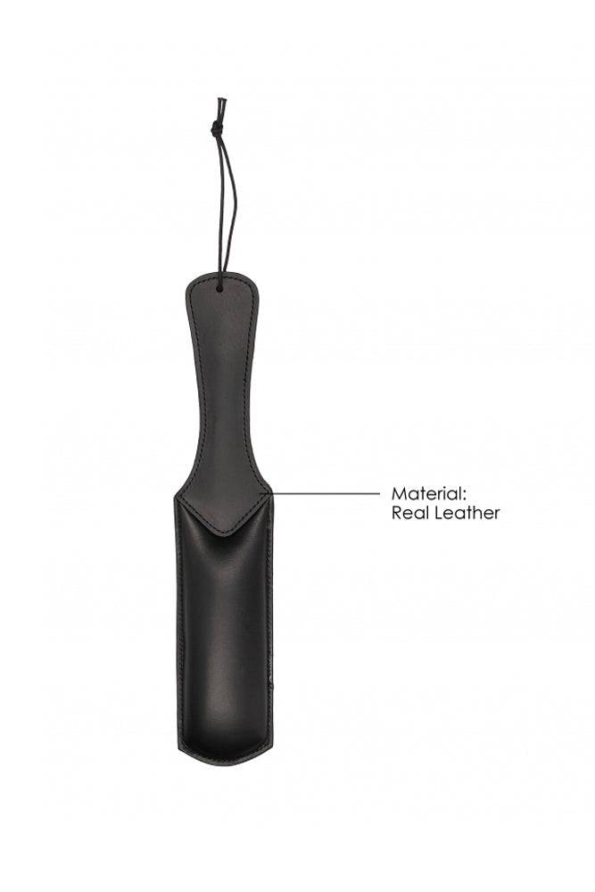 Shots Toys - Pain - Poly Cricket Paddle - Black - Stag Shop