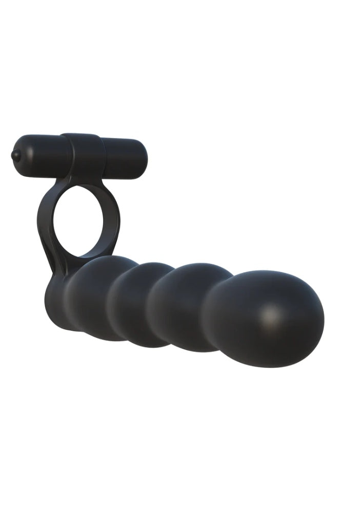 Pipedream - Fantasy C-Ringz - Posable Partner Double Penetrator - Black - Stag Shop