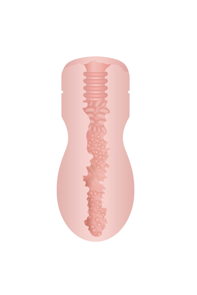 Zero Tolerance - Pop & Toss Squeezable Canister Stroker - Beige - Stag Shop