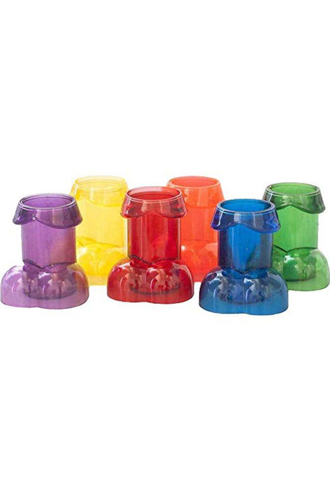 Kheper Games - Rainbow Penis Shot Glass Set - Stag Shop