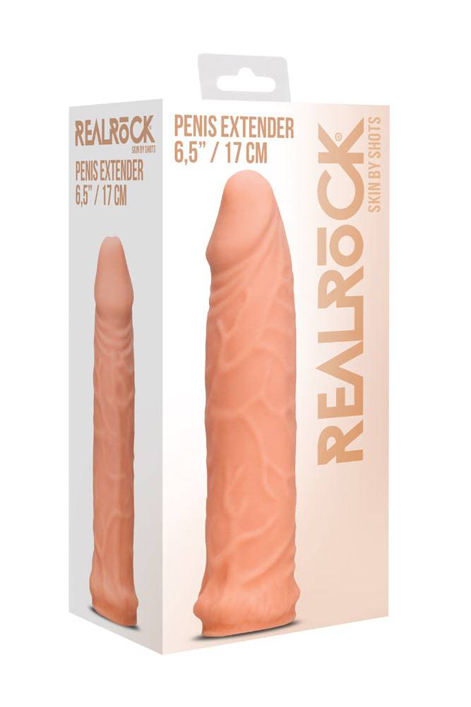 Shots Toys - RealRock Skin - Penis Extender - 6.5 Inches - Stag Shop