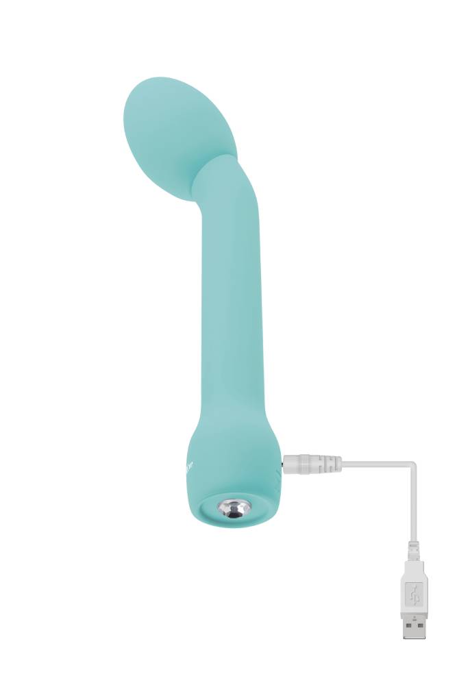 Adam & Eve - Rechargeable Silicone Power G-Gasm Delight Vibrator - Teal - Stag Shop
