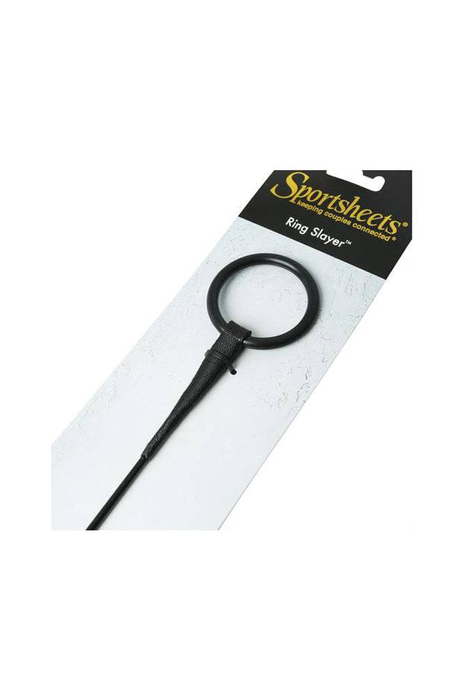 Sportsheets - Ring Slayer Crop - Black - Stag Shop