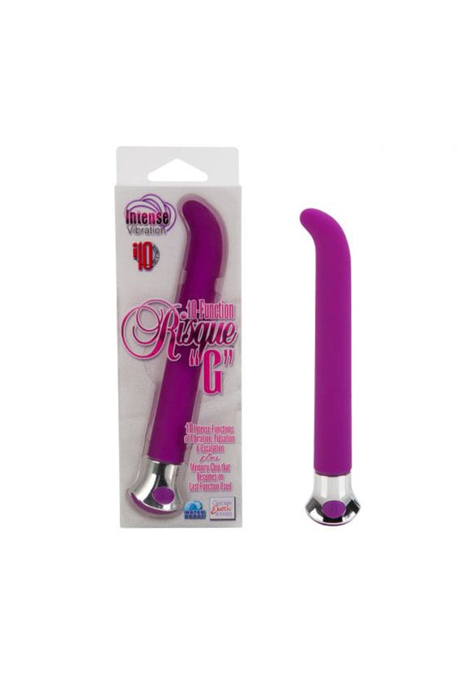 Cal Exotics - 10 Function Risque G Vibrator - Purple - Stag Shop