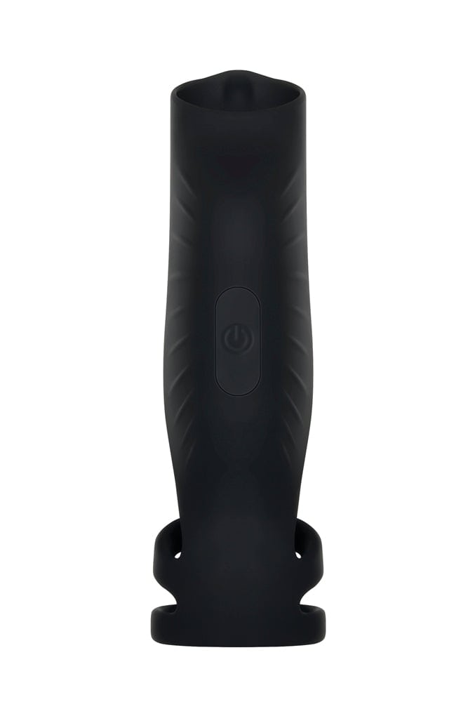 Evolved - Gender X - Rocketeer Vibrating Penis Extension - Black - Stag Shop