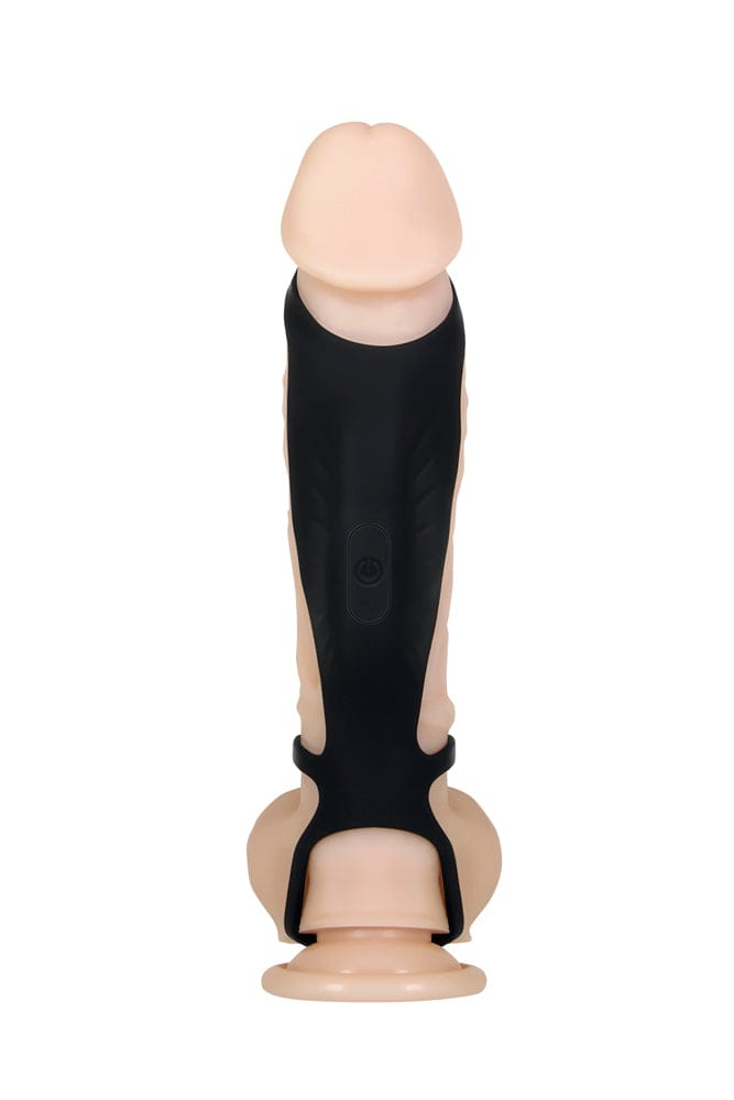 Evolved - Gender X - Rocketeer Vibrating Penis Extension - Black - Stag Shop