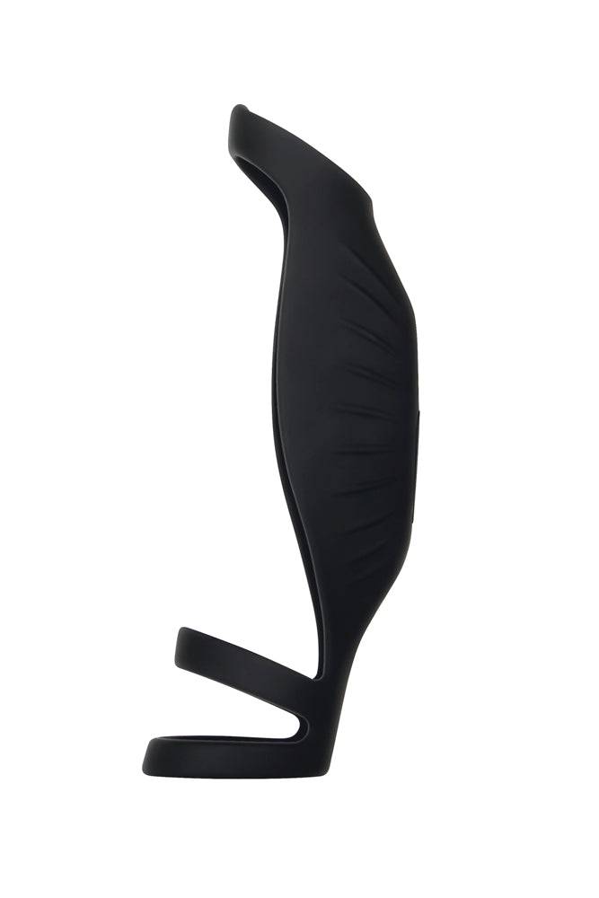 Evolved - Gender X - Rocketeer Vibrating Penis Extension - Black - Stag Shop