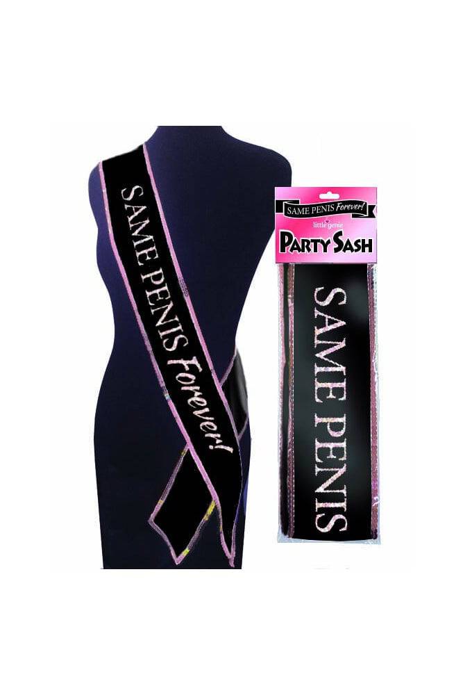 Little Genie - Same Penis Forever Party Sash - Stag Shop
