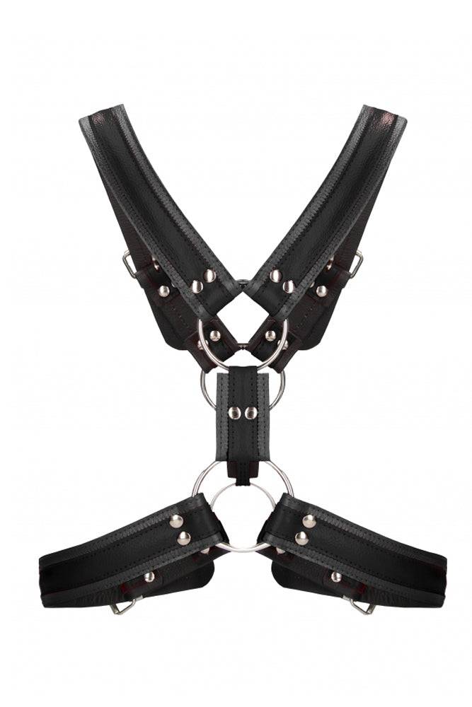 Ouch by Shots Toys - Scottish Chest Harness - Black - Stag Shop