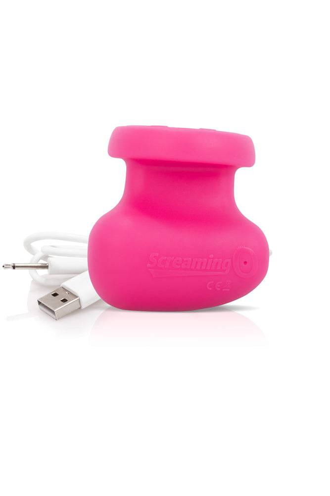Screaming O - Charged - Rub It Finger Massager - Pink - Stag Shop