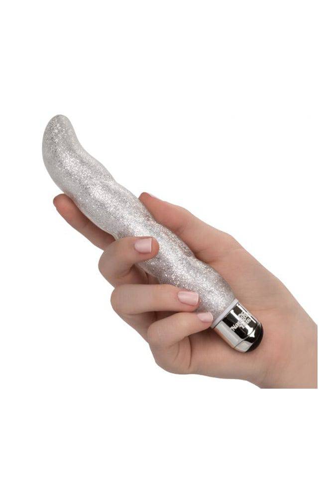 Cal Exotics - Naughty Bits - Screwnicorn Majestic G-spot Vibrator - Silver - Stag Shop