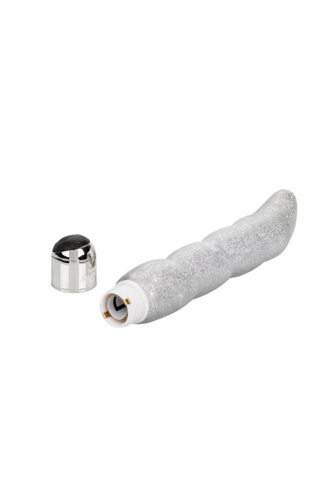 Cal Exotics - Naughty Bits - Screwnicorn Majestic G-spot Vibrator - Silver - Stag Shop