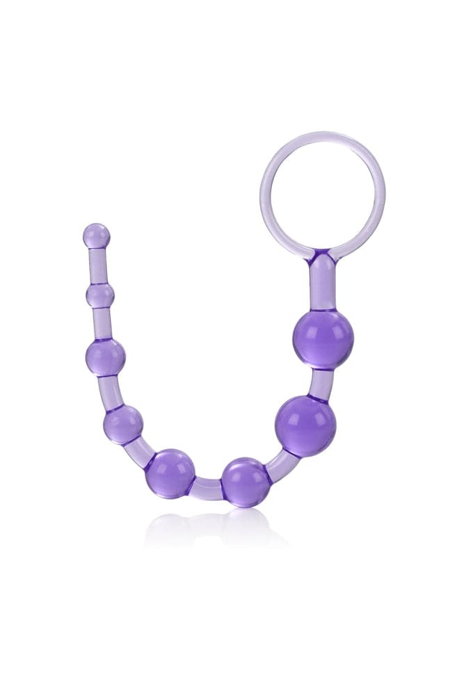 Cal Exotics - Shane's World - Anal 101 Intro Anal Beads - Purple - Stag Shop