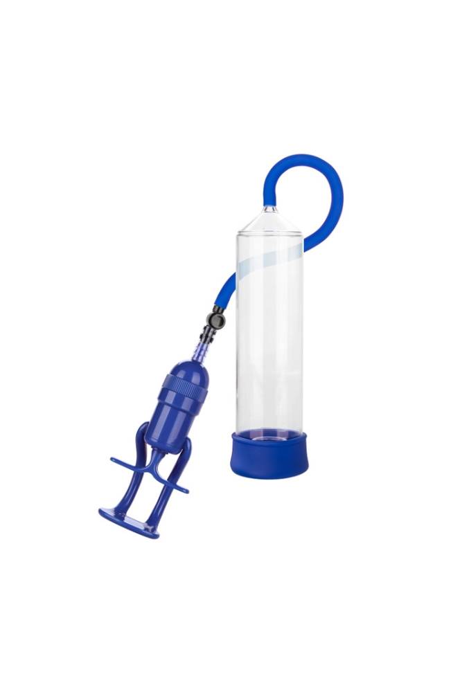 Cal Exotics - Admiral - Sta-Hard Penis Pump - Blue - Stag Shop