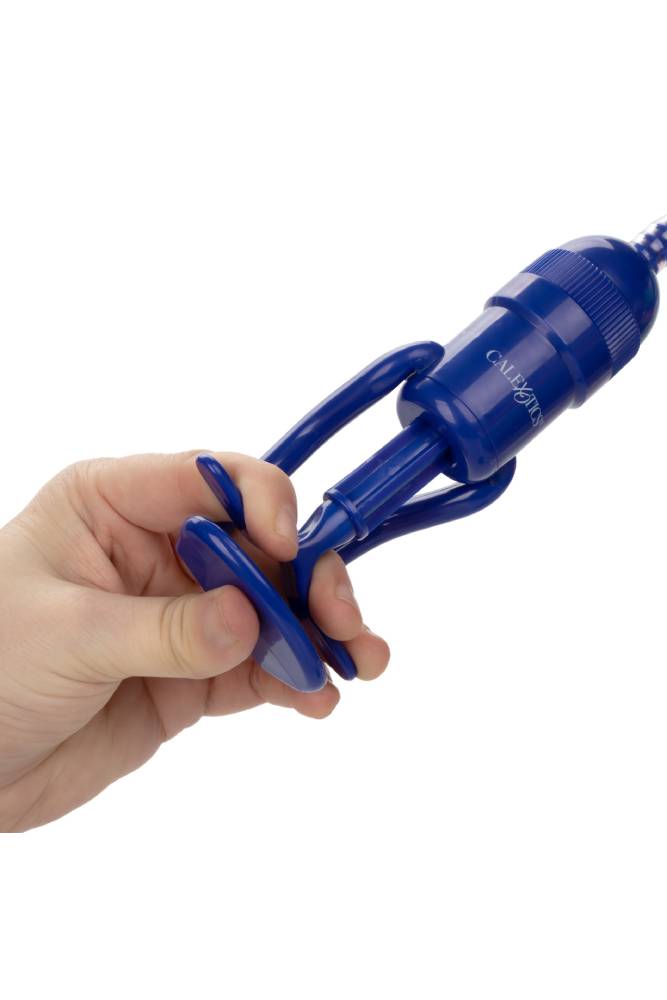 Cal Exotics - Admiral - Sta-Hard Penis Pump - Blue - Stag Shop