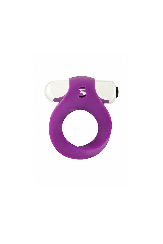 Shots Toys - Simplicity - Hugo Vibrating Cock Ring - Purple - Stag Shop