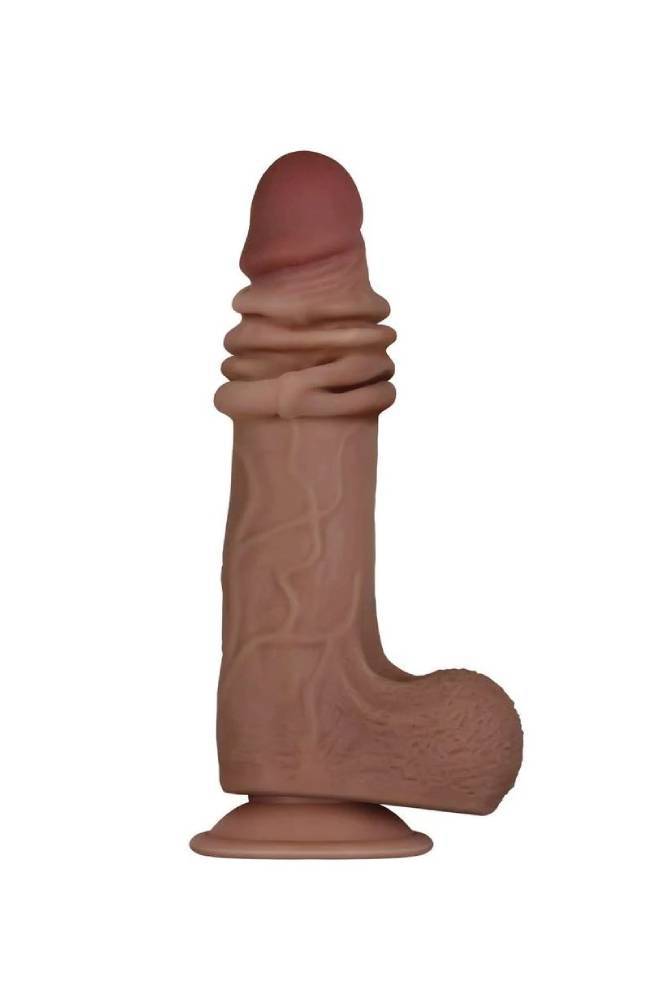 Evolved - Flex Skin Poseable Dildo - 7.75 inches - Dark - Stag Shop