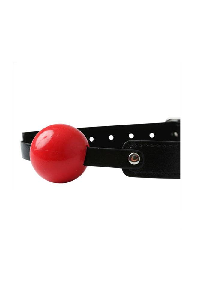 Sex & Mischief - Solid Ball Gag - Red - Stag Shop