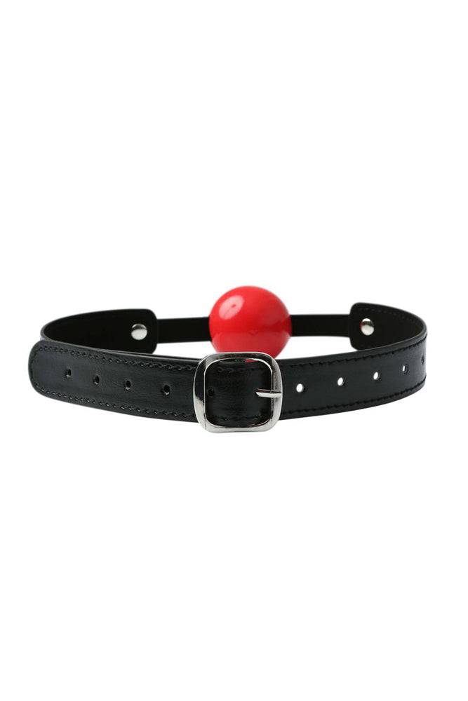 Sex & Mischief - Solid Ball Gag - Red - Stag Shop