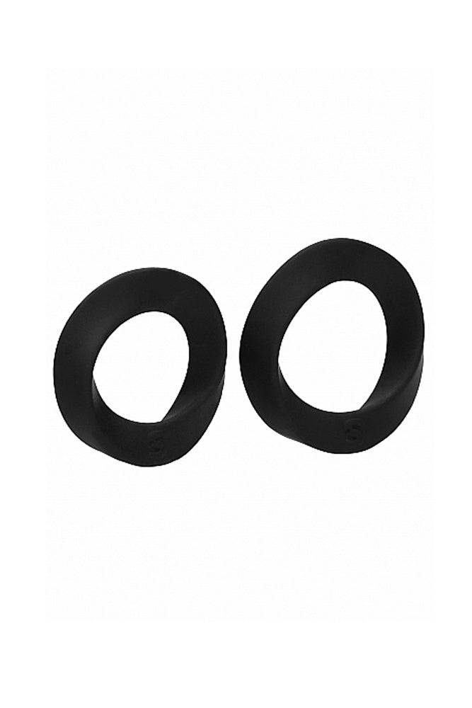 Shots Toys - Sono - No.86 Cock Ring Set - Black - Stag Shop
