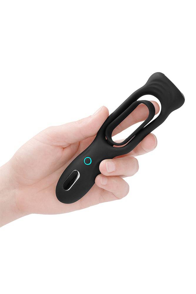 Shots Toys - Sono - No. 88 - Vibrating Rechargeable Cock Ring - Black - Stag Shop