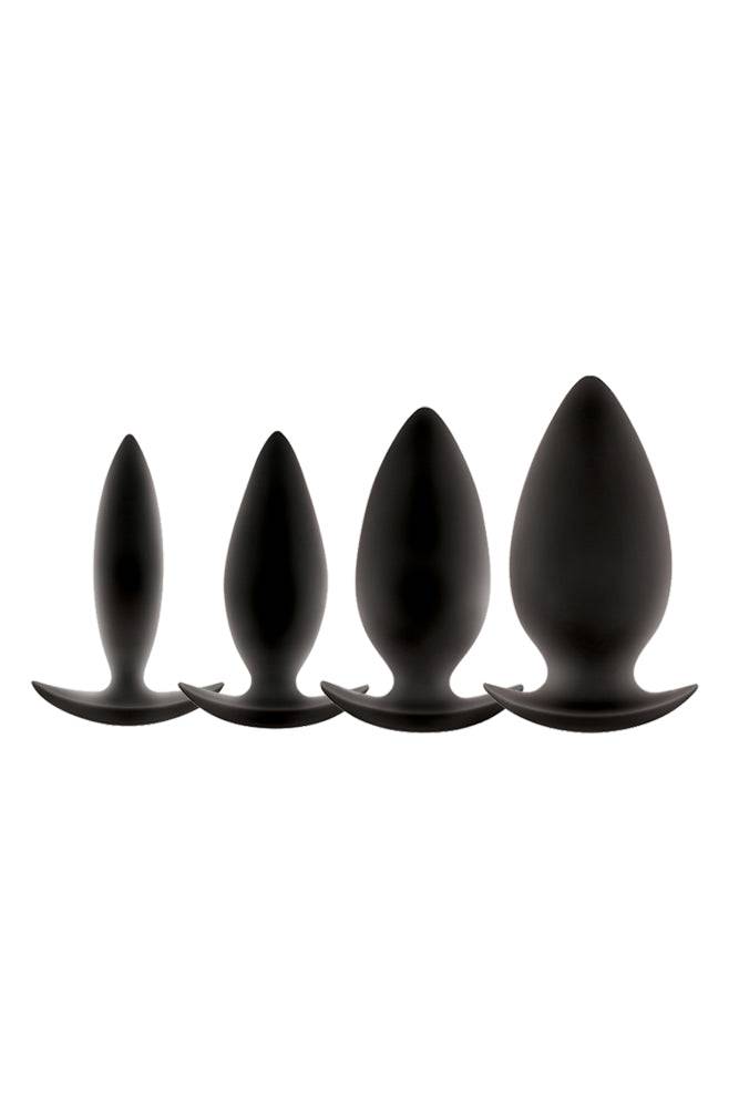 NS Novelties - Renegade - Spade Butt Plug - Black - Assorted Sizes - Stag Shop