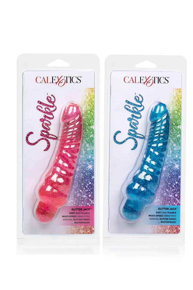 Cal Exotics - Sparkle - Glitter Jack Realistic Vibrator - Assorted Colours - Stag Shop