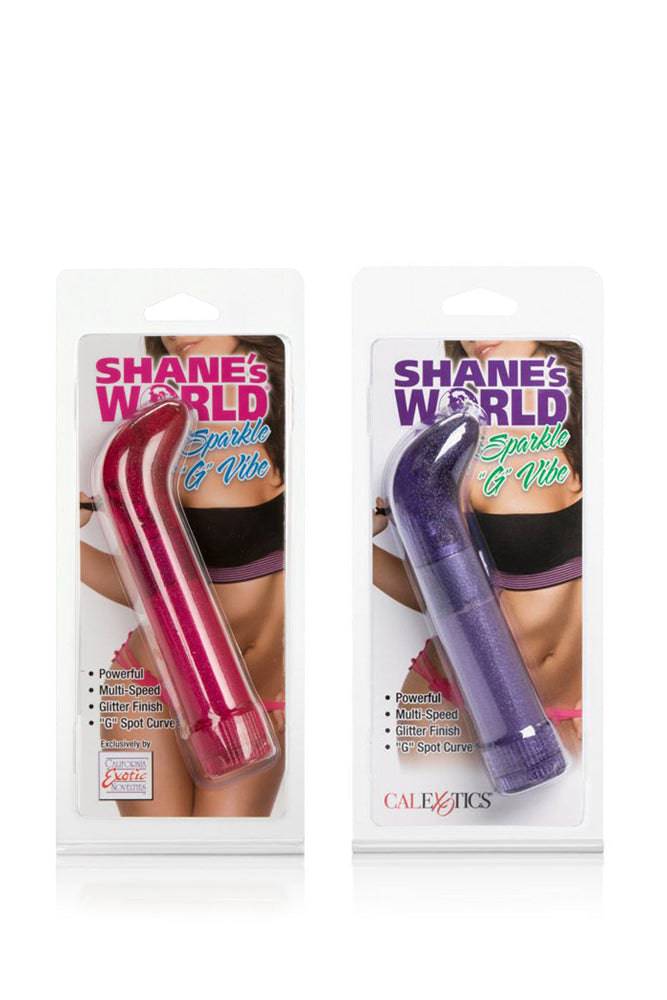 Cal Exotics - Shane's World - Sparkle G Vibe - Assorted Colours - Stag Shop