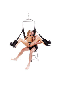 Thumbnail for Pipedream - Fetish Fantasy - Spinning Fantasy Swing - Black - Stag Shop