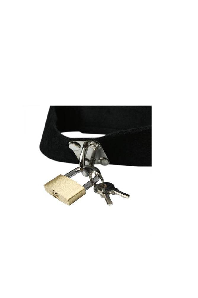Sex & Mischief - Lock and Key Collar - Black - Stag Shop
