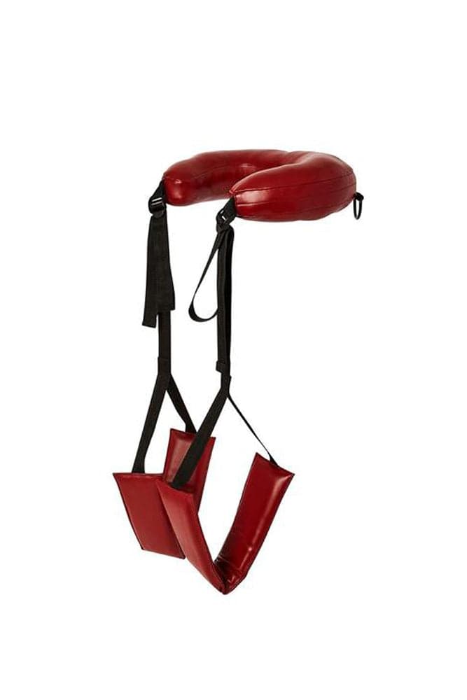 Sportsheets - Saffron Thigh Sling - Black/Red - Stag Shop